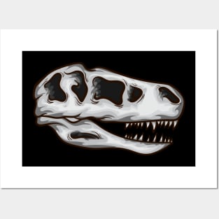 Dinosaur T-rex Skull Posters and Art